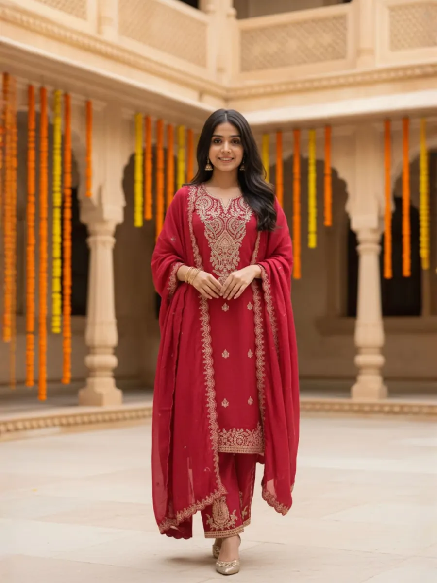 JALSA Noor-e-Rani Heritage Suit Set