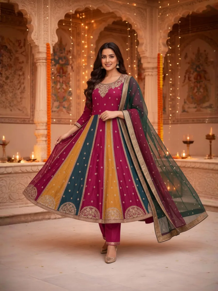 Jahaan Zareen Festive Anarkali Set